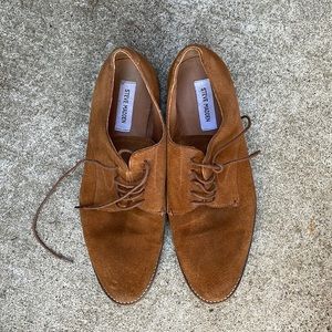 Steve Madden Tan Suede Dress Shoes - size 44